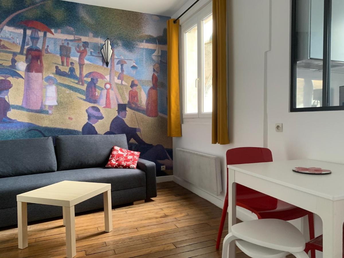 Studio Perfect For 2 Adults And 1 Kid, And Up To 2 Kids - Jourdain 20E, 25Mn To Louvre Via Line M11 Paris Eksteriør bilde